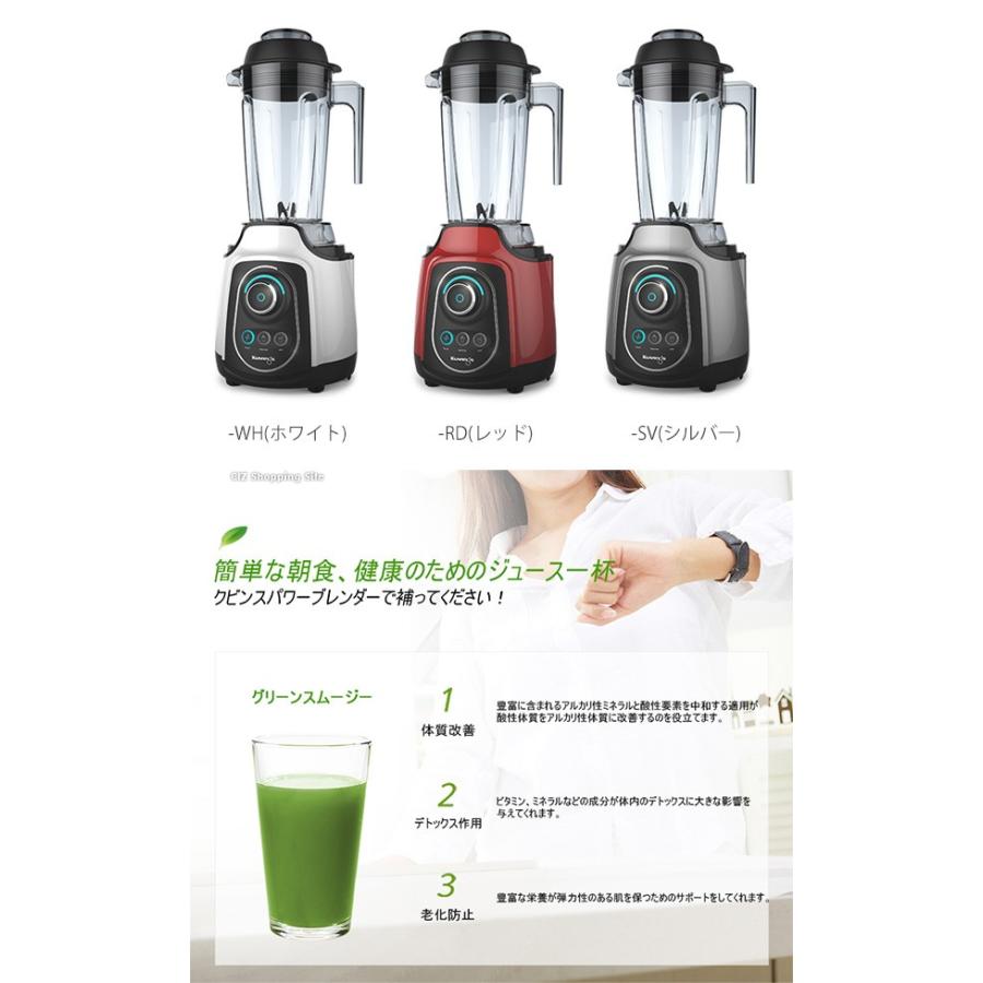 クビンス パワーブレンダー ミキサー 氷対応 ジューサー スムージー Kuvings Power Blender KPB-351 (お取寄せ)｜ciz｜06