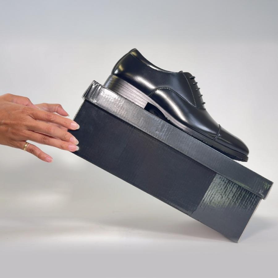 ビジネスシューズ レザー メンズ 革靴 牛革 歩きやすい 滑りにくい 蒸れにくい 通気性 紳士靴 幅広 軽量 黒 冠婚葬祭 フォーマル 結婚式 | ブランド登録なし | 07