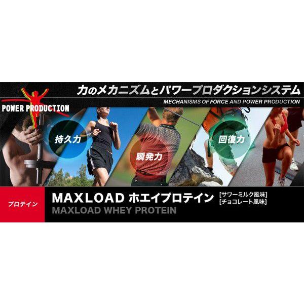 プロテイン (送料無料) グリコ マックスロード パワープロダクション ホエイプロテイン 3.5kg （チョコレート風味、サワーミルク風味） MAXLOAD｜ciz｜02