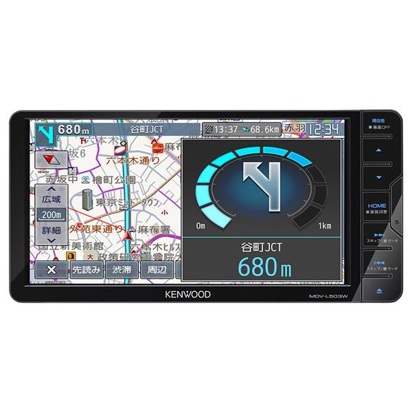 ケンウッド カーナビ メモリーナビ 7V型 フルセグ 彩速ナビ Type L MDV