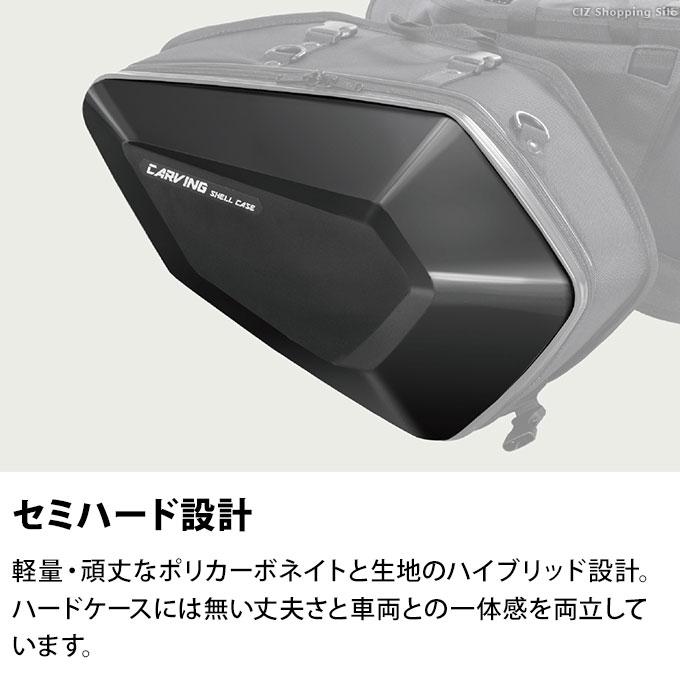 TANAX サイドバッグ バイク用 タナックス サイドボックス 合計32L 