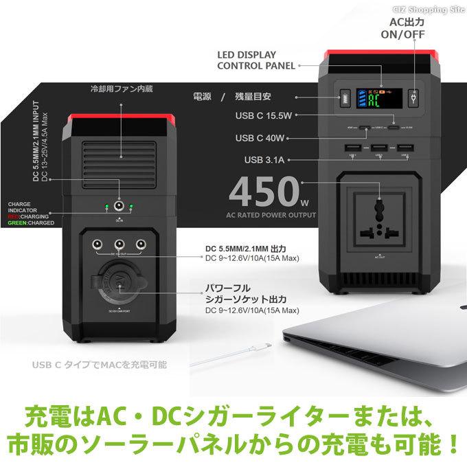 楽天市場】ポータブル電源 大容量 120000mAh M-WORKS MW-PP444 ｜その他
