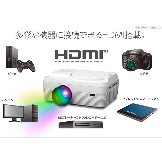 プロジェクター 小型 家庭用 Dvd 一体型 三脚付き Hdmi対応 スマホ 30 150インチ Ot Pj100te Ot Pj100te シズ ショッピングサイト ヤフー店 通販 Yahoo ショッピング