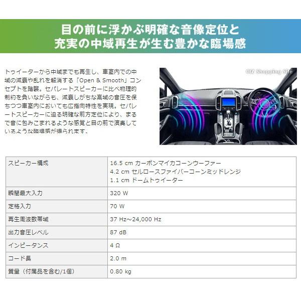 スピーカー 車 16 5cm 小型 パイオニア カロッツェリア Ts A1670f カーオーディオ コアキシャル3ウェイスピーカー お取寄せ Ts A1670f シズ ショッピングサイト ヤフー店 通販 Yahoo ショッピング