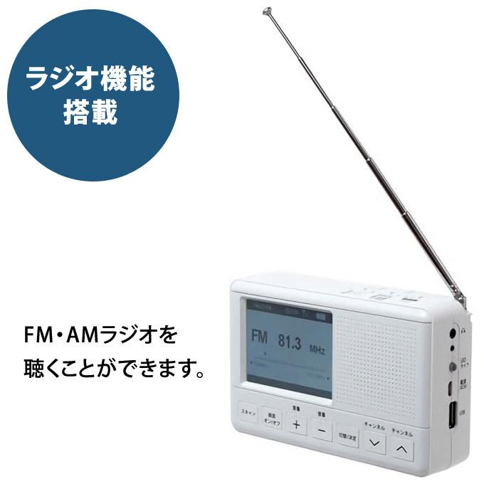 訳あり商品 防災テレビ ラジオ付き ポータブルテレビ ワンセグ 携帯テレビ 3 2型 手回し充電 Amラジオ Tees Ledライト付き スマホ充電 Fm 電池式