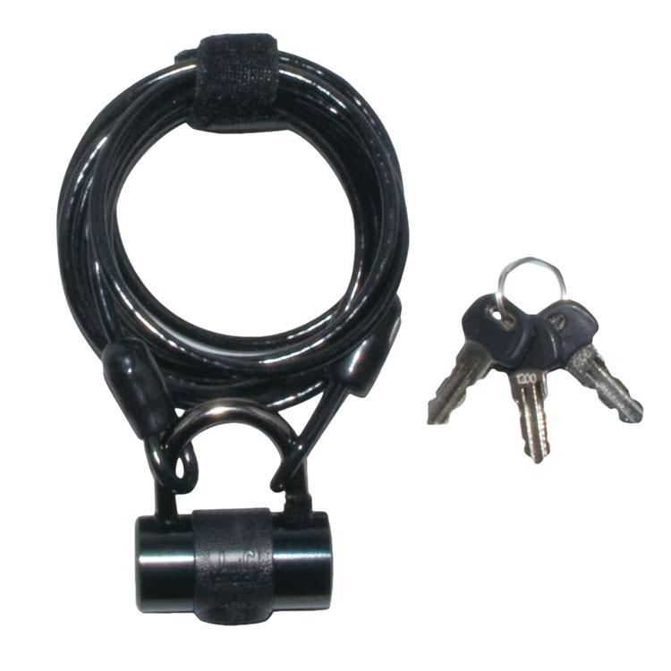 自転車 カギ ロック Jamp C ジェイアンドシー 多機能コンパクトワイヤーロック ブラック Jc 019w F4x1800mm キー3本付属 あなたにおすすめの商品