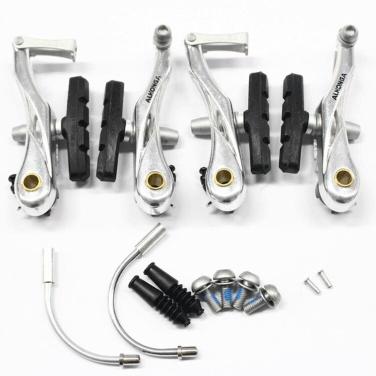 自転車 ブレーキ Alhonga アルフォンゲ ミニvブレーキ リニアブル前後セット Hj 623adx シルバー サイクルジャパン 通販 Yahoo ショッピング