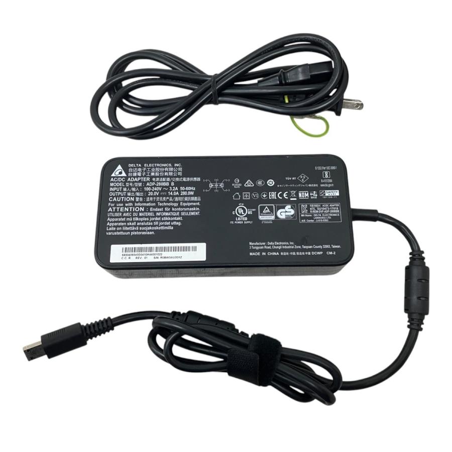 ☆新品☆MSI GE76 Raider 10UH ACアダプター20V~14A 280W/方型 ADP