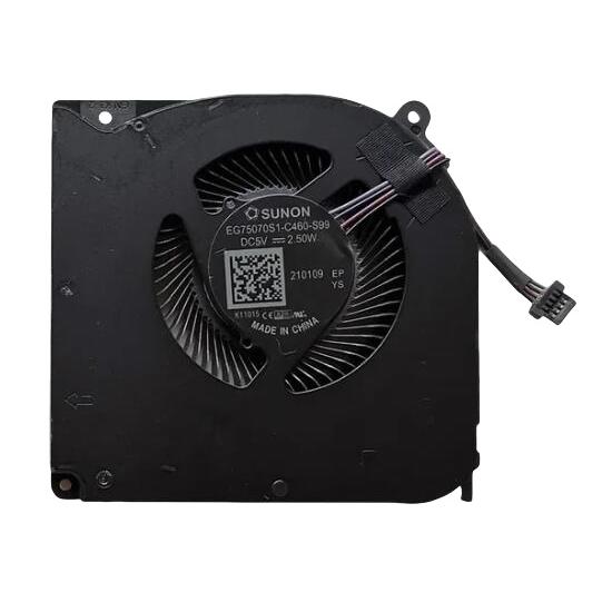 DBTLAP Ventilatore Compatibile per HP MECHREVO X8Ti Plus EG75070S1-C460-S99 DC5V 2.50W CPU Ventilatore