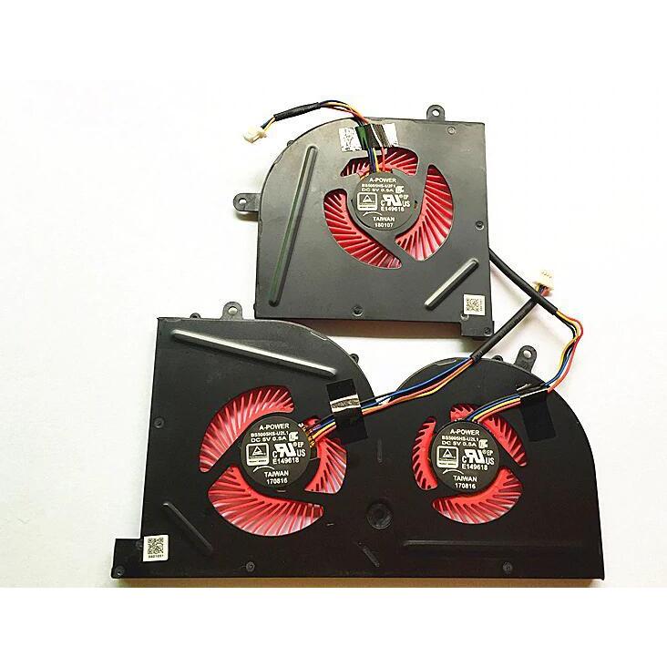 Genuine MSI GS63 GS63VR GS73 GS73VR CPU + GPU Cooling Fan (New)