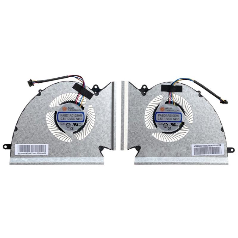 Ventilador De Resfriamento De CPU GPU Para MSI GP76 GE76 MS-17K2 17K3 PABD1A010SHR N452