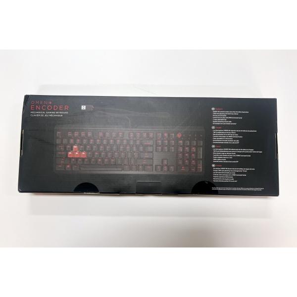 ☆新品☆HP ゲーミングキーボード 有線 赤軸 OMEN by HP Encoder 英語