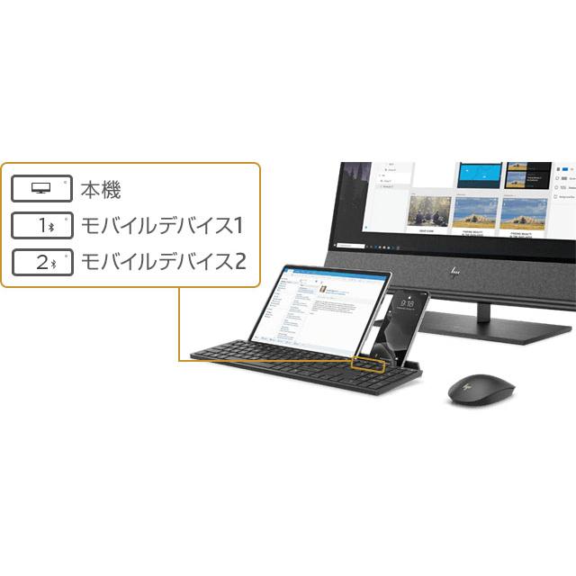 純正新品 HP ENVY All-in-One 32 ワイヤレスマルチデバイスキーボード (日本語 / 109A) & ワイヤレス光学スクロールマウス｜cjft-store｜06