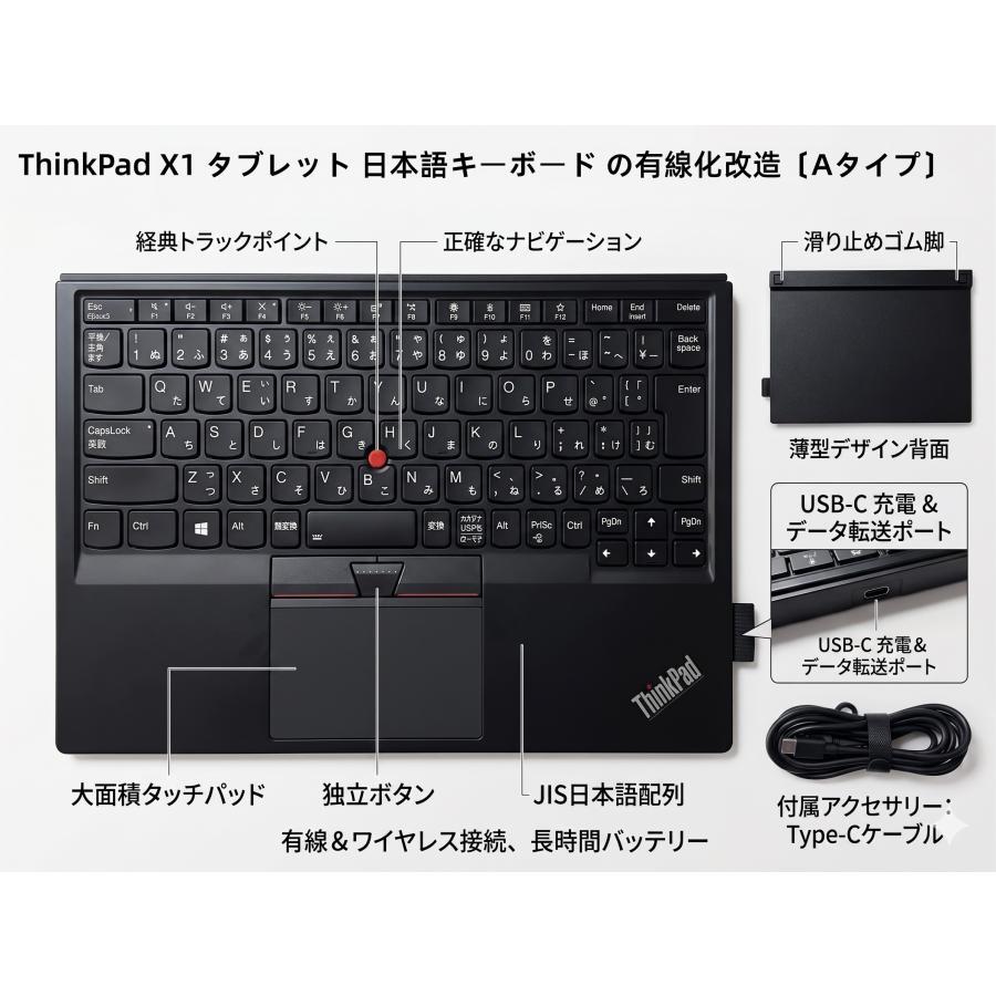 ThinkPad 日本語配列キーボード 本体 未使用新品】Lenovo ThinkPad X1 タブレット専用 日本語配列キーボード