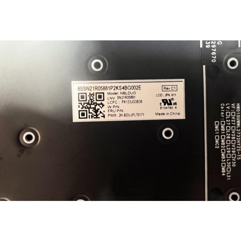 ☆純正新品☆Lenovo Thinkpad E16 Gen3/P16s Gen3 日本語キーボード