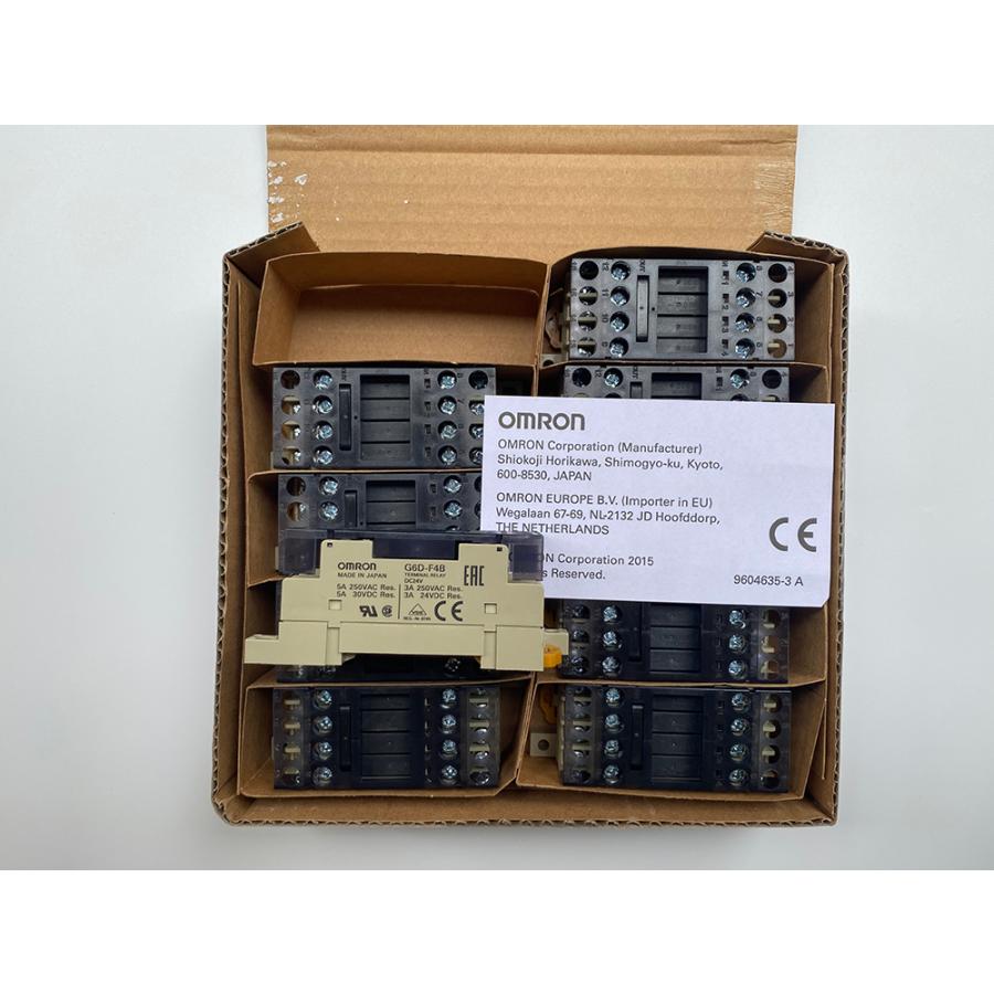 ☆ 新品 10個セット OMRON /オムロン ターミナルリレー G6D-F4B DC24V  