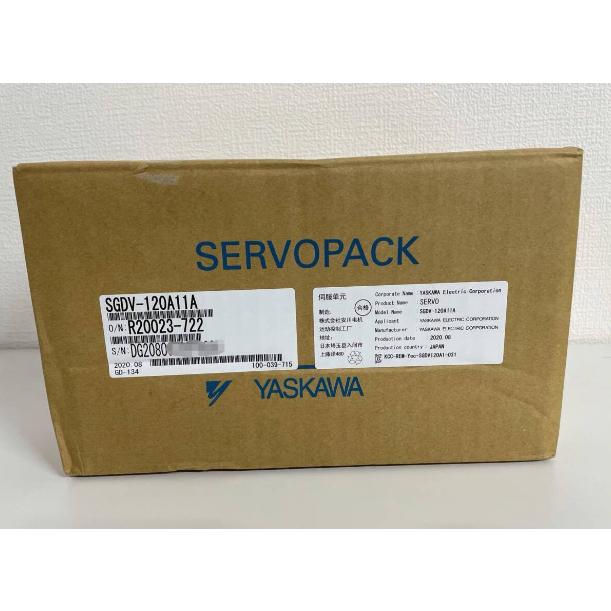 新品 YASKAWA / 安川電機 SGDV-120A11A サーボドライブ【6ヶ月保証