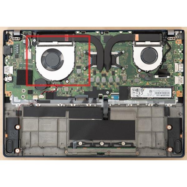 東芝 dynabook X83/LW X83/LY CPU冷却ファン 修理交換部品/動作は確認