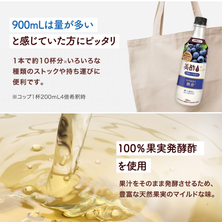 みちょ 美酢 美酢プラス ブルーベリー 500ml 【公式】 ミチョ みちょ お