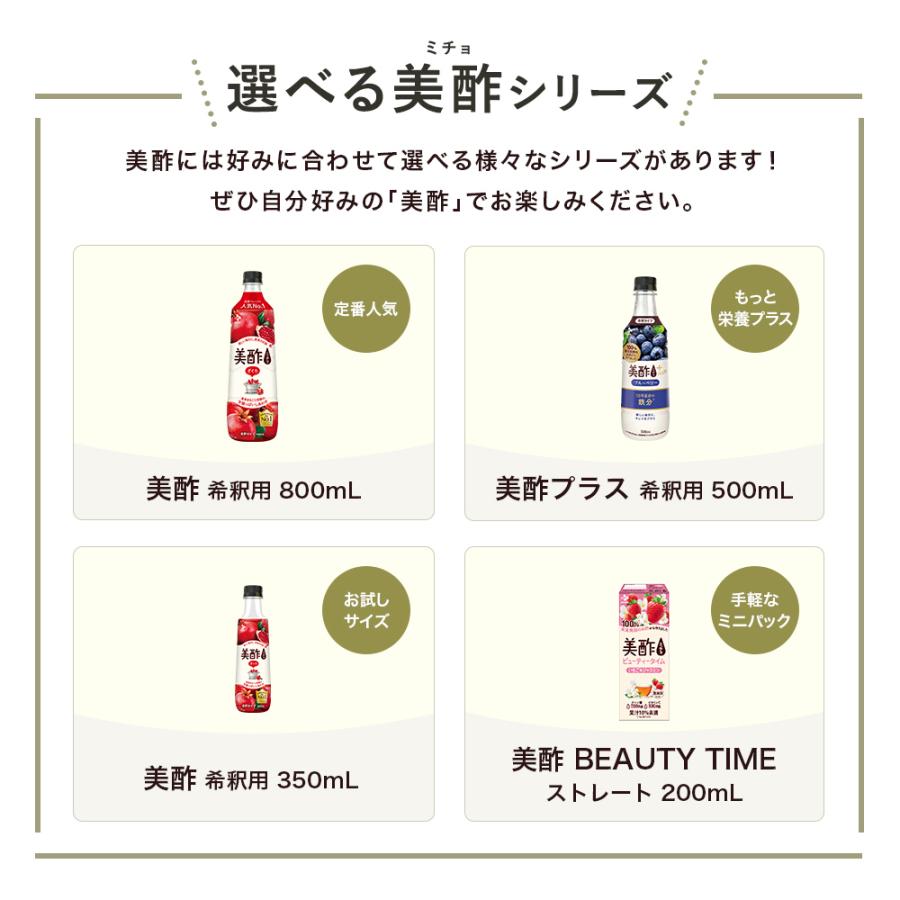 美酢 希釈タイプ(7フレーバー) 美酢プラス(3フレーバー) から選べる4本