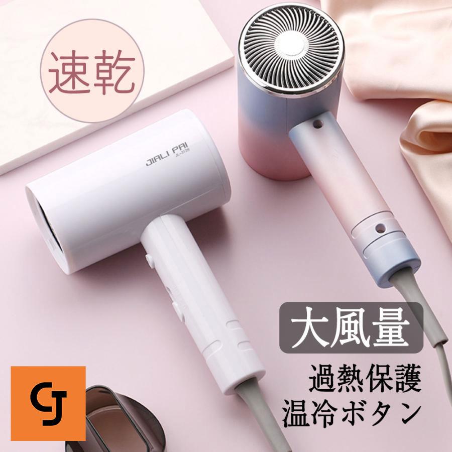 ドライヤー 大風量 速乾 1台5役 カールドライヤー 軽量 収納ボックス付