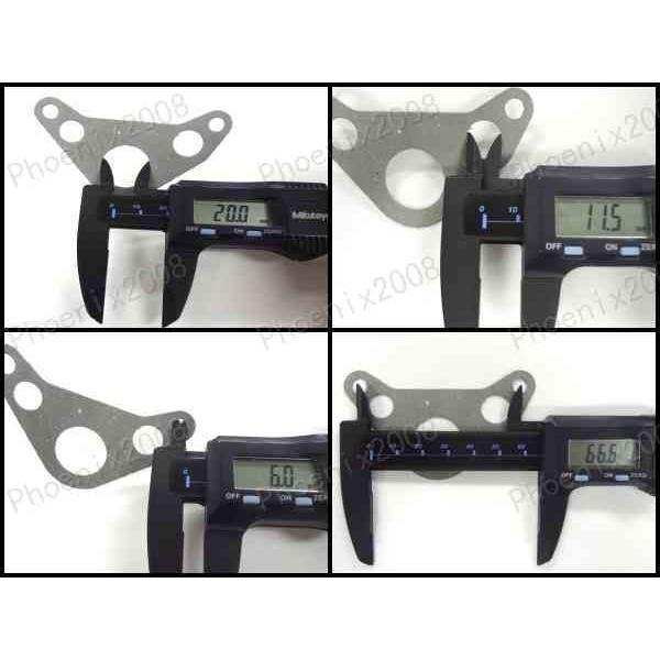 CKカスタム 取り出し口ガスケット オイルクーラー 中華 ATV モンキー