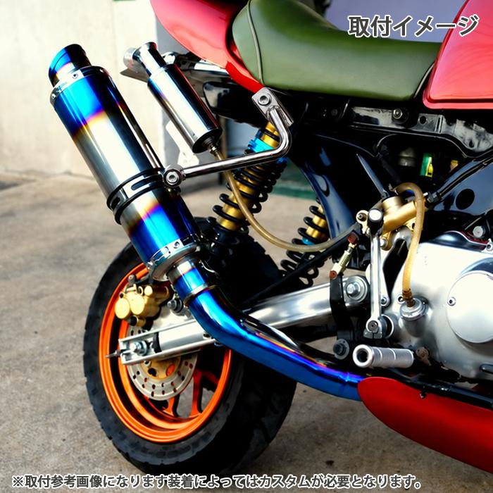 CKカスタム マフラー 銀 極太 エキパイ ステンレス レーシング
