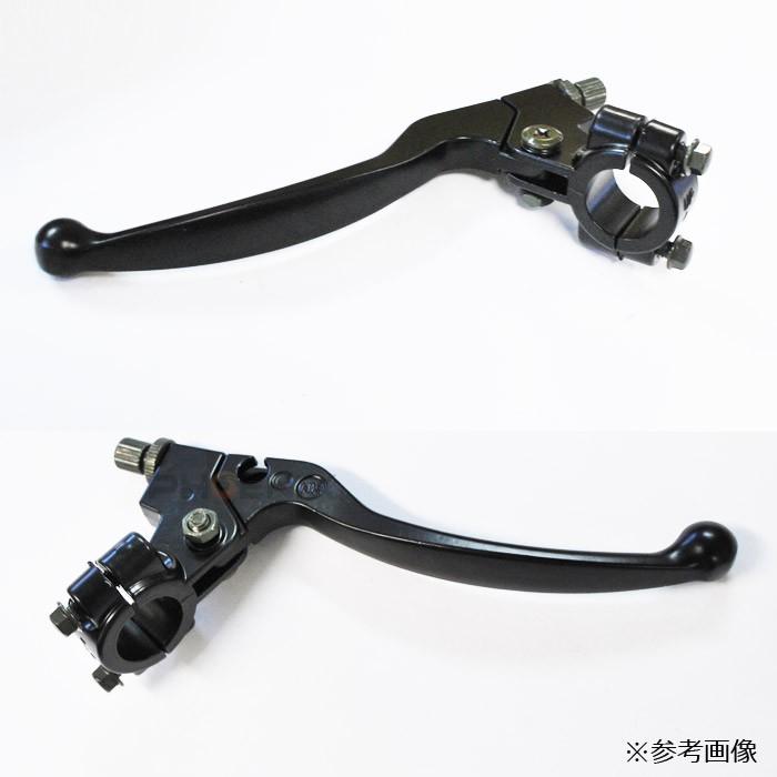CKカスタム ブレーキ クラッチ レバー 左側 ワイヤー式 黒 汎用