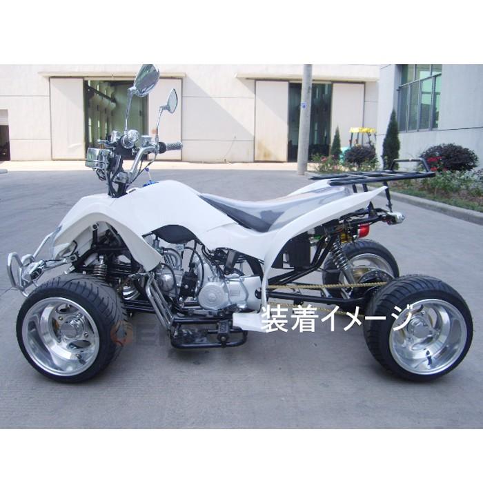 最終値下げ。    四輪バギー  中華製  整備済。 CKカスタム フルサイズ用 シート 黒／グレー 純正タイプ 中華 バギー