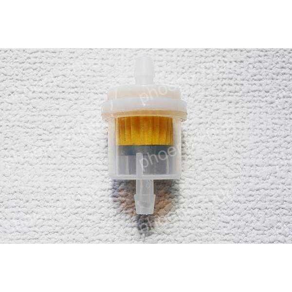 燃料フィルター ホース径 6mm 1/4inch クリア丸型 2個 バイク | CKカスタム | 01