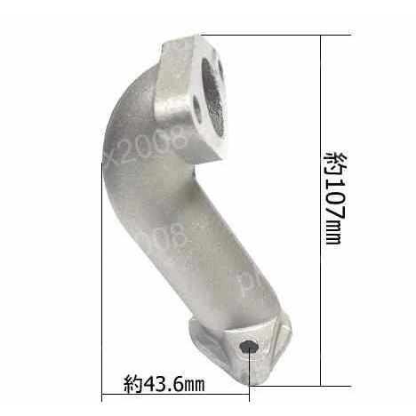 CKカスタム マニホールド インテーク 22mm 22パイ 前方出し ATV カブ
