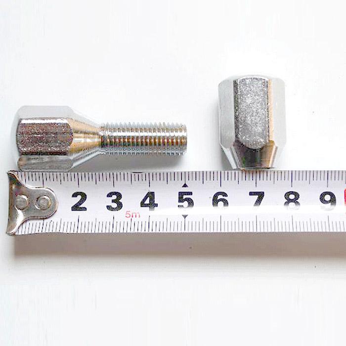 テーパーボルト キャップ 付 アルミホイール用 1本 M10 P1.25 首下 24mm ボルト ナット ATV 四輪バギー バイク | CKカスタム
