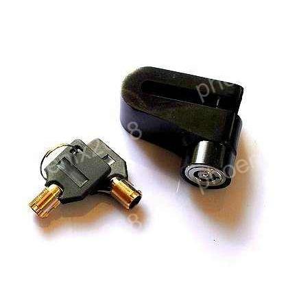 ディスクロック 黒 盗難防止 ATV モンキー ゴリラ 汎用 バイク | CKカスタム