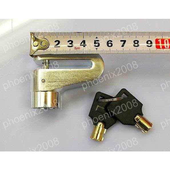 ディスクロック 黒 盗難防止 ATV モンキー ゴリラ 汎用 バイク | CKカスタム | 03