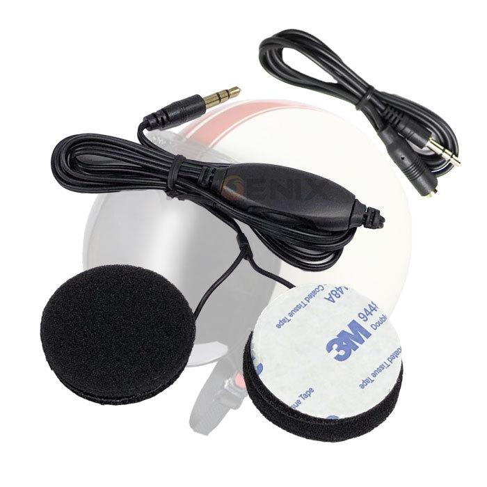 ヘルメット 脱着式 スピーカー イヤホン ヘッドフォン 音量調節 付 Iphone Mp3 バイク