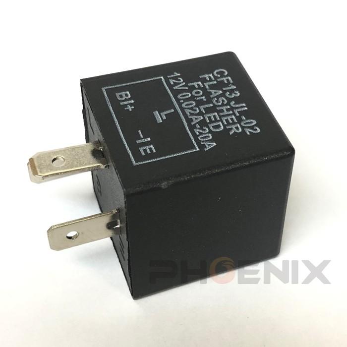 ゆっくりウインカーリレー 3ピン　車　部品 ウインカーリレー 3ピン ハイフラ防止リレーピン3ピン ウインカー LED