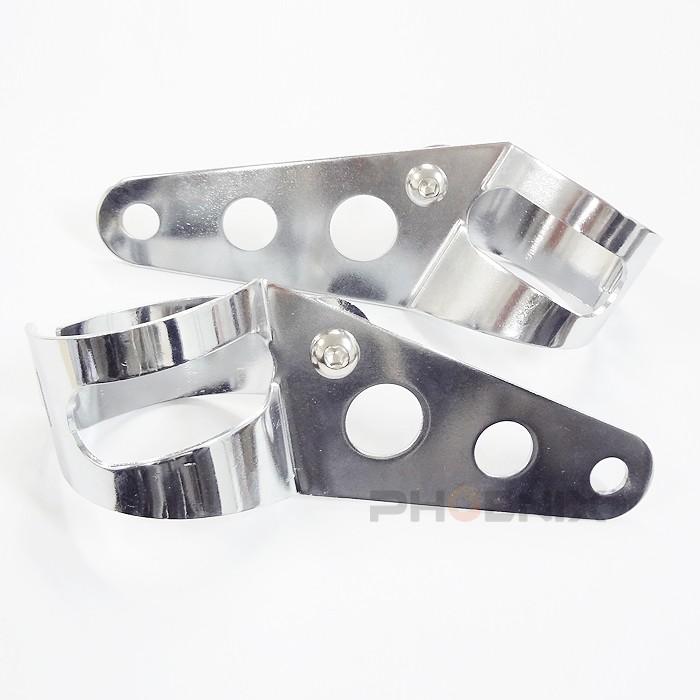 CKカスタム バイク ヘッドライトステー フロントフォーク 38mm~48mm