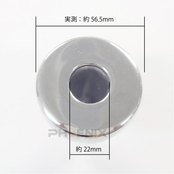 インナーバッフル 57mm メッキ 消音器 サイレンサー マフラー 57Φ 二輪 バッフル ジャズ シルバー モンキー ゴリラ DAX シャリィ エイプ 4ミニ系 汎用 | CKカスタム | 02