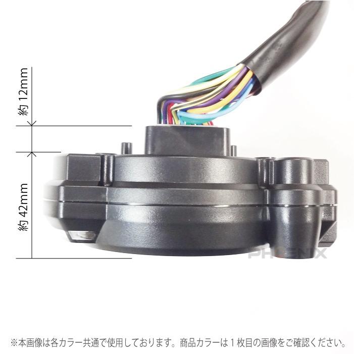 CKカスタム デジタルメーター スピード 赤針 黒パネル タコ 15000rpm