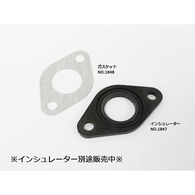 CKカスタム ガスケット 内径 22mm 取付ピッチ 44.7mm 横型 エンジン 