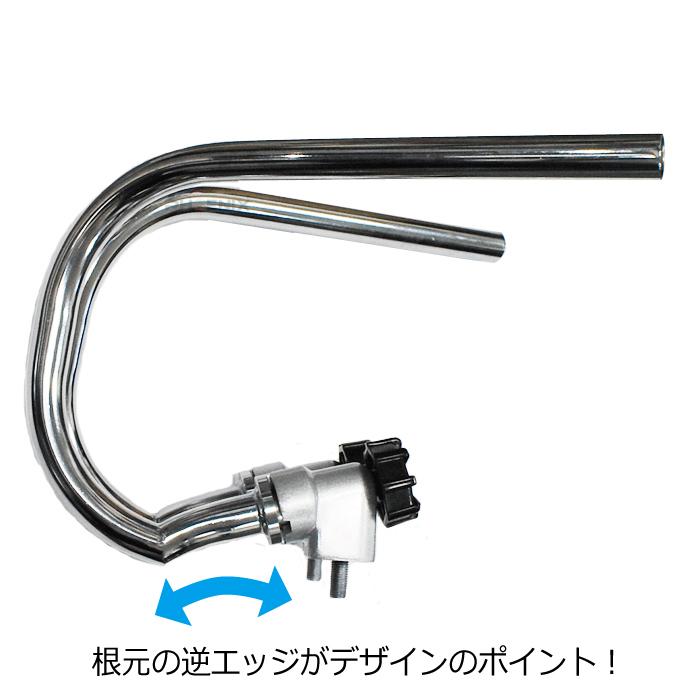 CKカスタム くるくるハンドル ハンドルポスト セット バイク モンキー