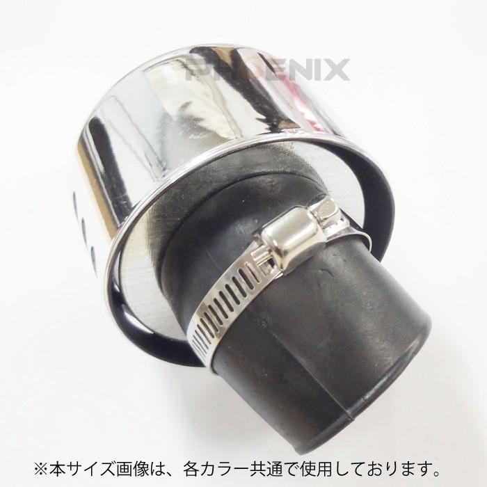 パワーフィルター エアーフィルター 吸気 32 33 34 35 mm カラー 黒 青 赤 金 銀 バイク 二輪 バギー ATV トライク等の 汎用 | CKカスタム | 07
