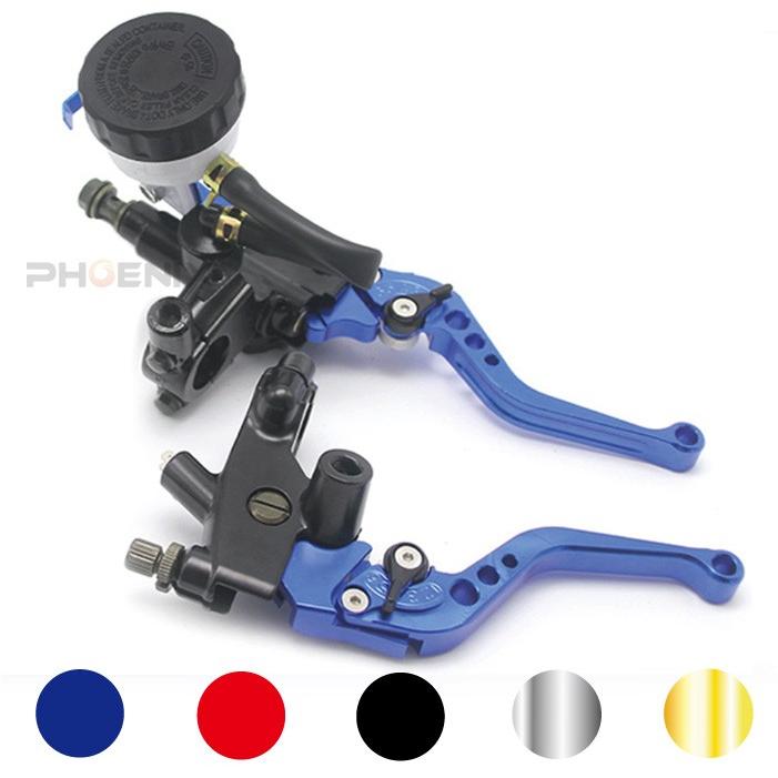 バイク 汎用 レバー ブレーキ クラッチ ブレーキ ミラーホルダー付き マスターシリンダー 左右セット Bhc バイクパーツショップ Ck Custom 通販 Yahoo ショッピング