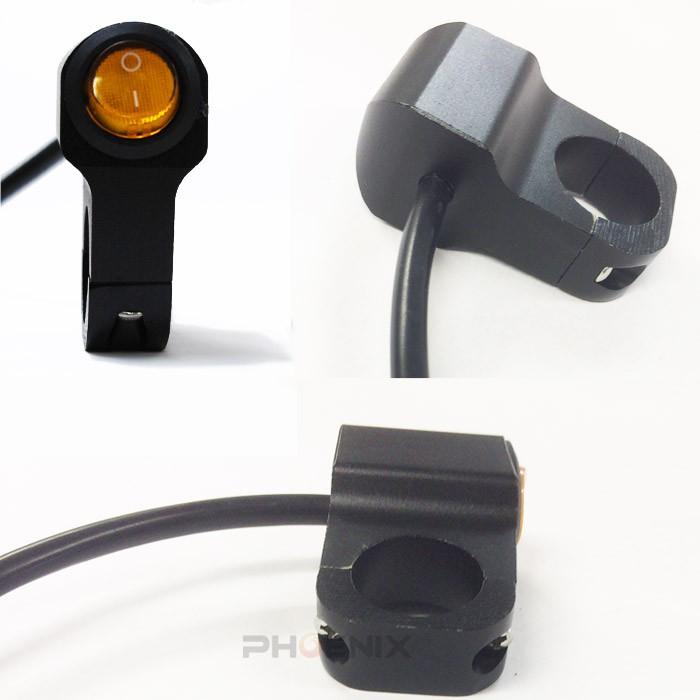 CKカスタム バイク ハンドルスイッチ 汎用 内径 22mm LED 自転車 CKカスタム バイク ハンドルスイッチ 汎用 内径 22mm LED 自転車
