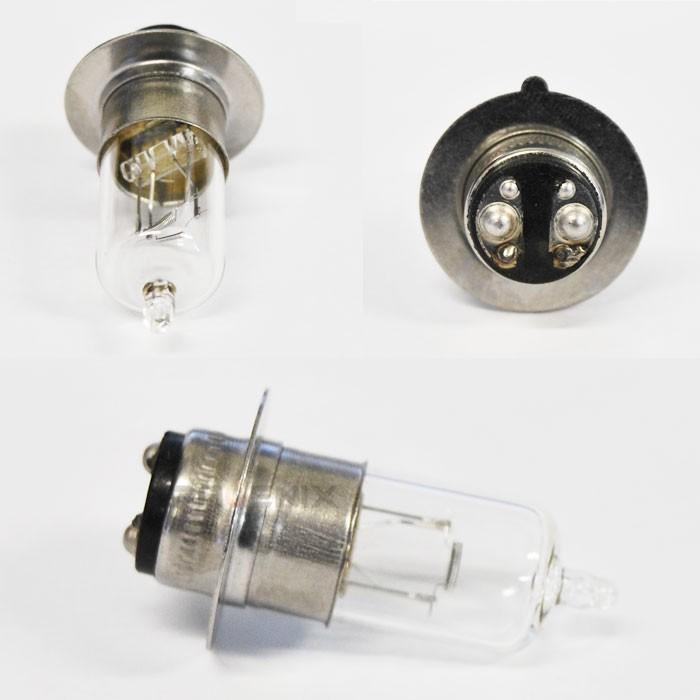 ハロゲン球(ペンタ) モペッドハロゲン 12V 35/36.6W T14.7 P15d-25-3 二輪 14-0335