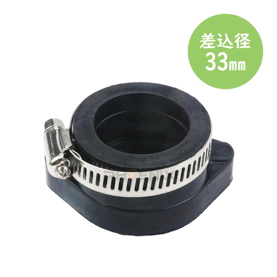 CKカスタム ラバー インシュレーター キャブレター 差込径 33mm