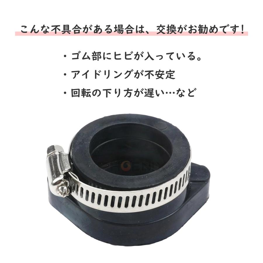 CKカスタム ラバー インシュレーター キャブレター 差込径 33mm