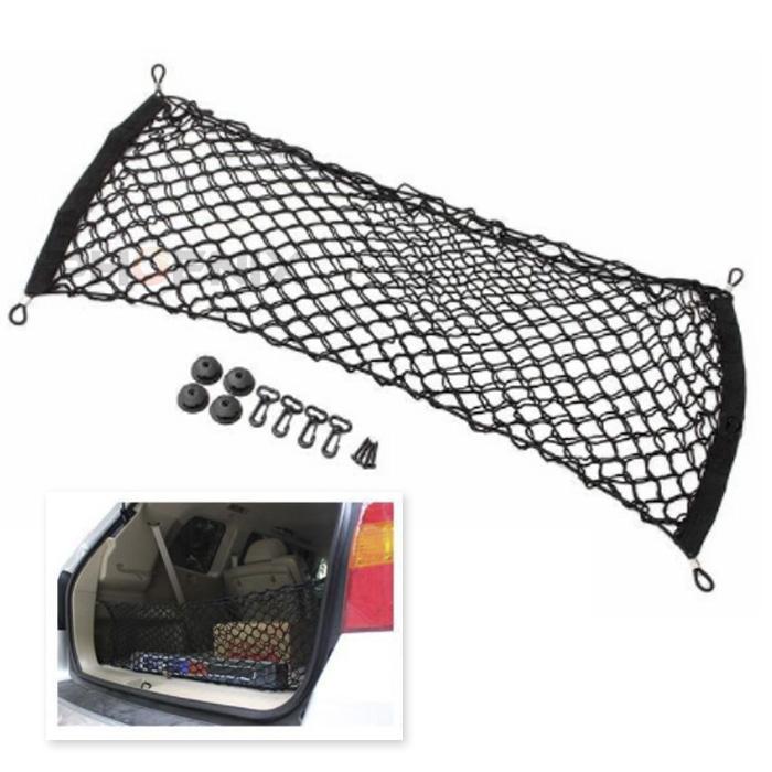 トランクネット 90cm 40cm ラゲッジネット カーゴネット 車 トランク 荷物 荷崩れ防止 固定 二重ネット 車載収納 落下防止 旅行 アウトドア キャンプ ドライブ C バイクパーツショップ Ck Custom 通販 Yahoo ショッピング
