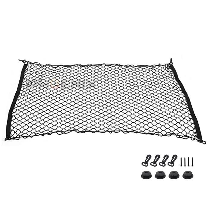 トランクネット 110cm 60cm ラゲッジネット カーゴネット 76 Off 車 トランク 荷物 荷崩れ防止 車載収納 旅行 固定 ドライブ 二重ネット アウトドア キャンプ 落下防止