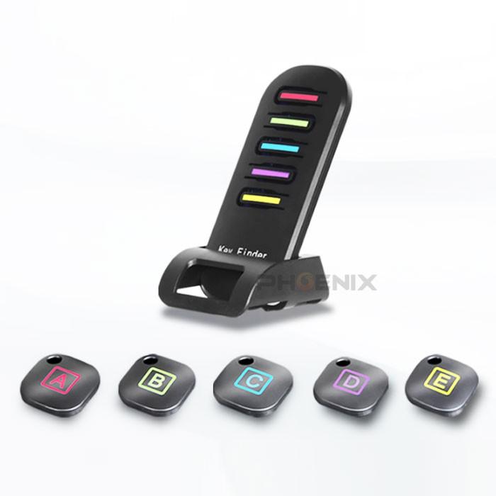 探し物発見器 キーファインダー 受信機 5個 ワイヤレス 忘れ物探知機 紛失防止 小型 忘れ物防止 置き忘れ アラーム 盗難防止 電池 スマホ ペット 探す 最大84 オフ